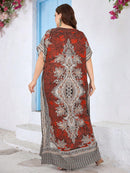 Túnica Feminina Árabe Com Fenda Lateral - Talita. Plus Size