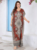 Túnica Feminina Árabe Com Fenda Lateral - Talita. Plus Size