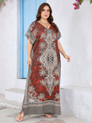 Túnica Feminina Árabe Com Fenda Lateral - Talita. Plus Size