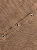 Saia Feminina de Algodão Comprimento Médio com Botões - Rossela. Plus Size