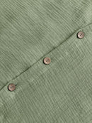 Saia Feminina de Algodão Comprimento Médio com Botões - Rossela. Plus Size