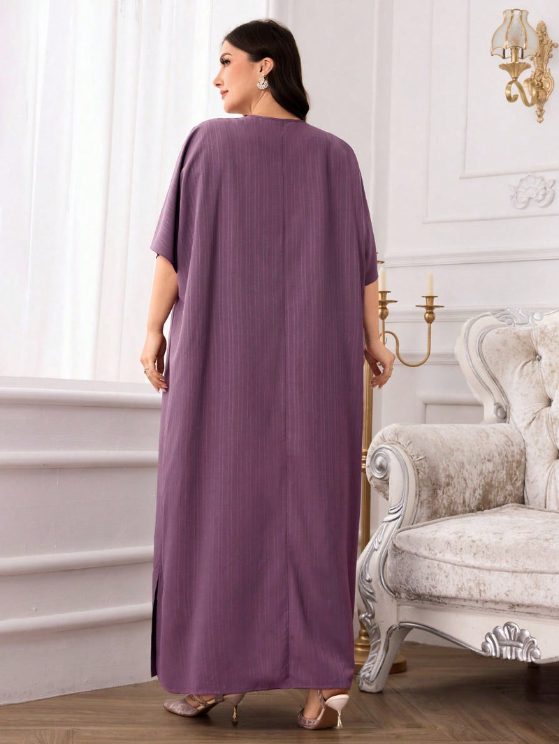 Túnica feminina com Botões Frontal - Nadeska. Plus Size