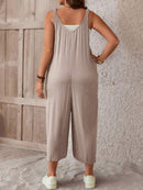 Macacão Feminino sem mangas e Botão Frontal - Luana. Plus Size