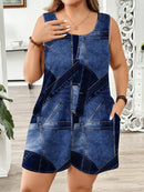 Macacão Feminino com Bolso - Felippa. Plus Size