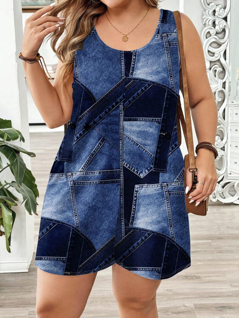 Macacão Feminino com Bolso - Felippa. Plus Size