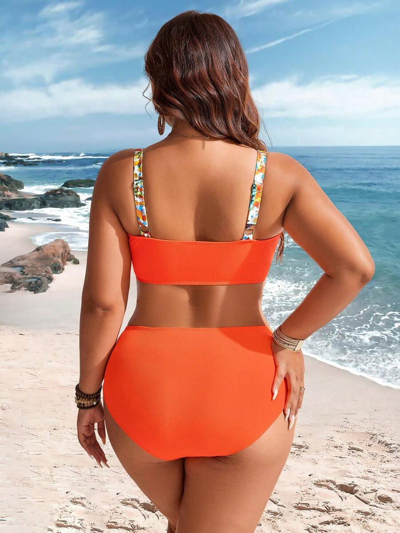 Biquini Feminino de Alças Finas - Liliane. Plus Size