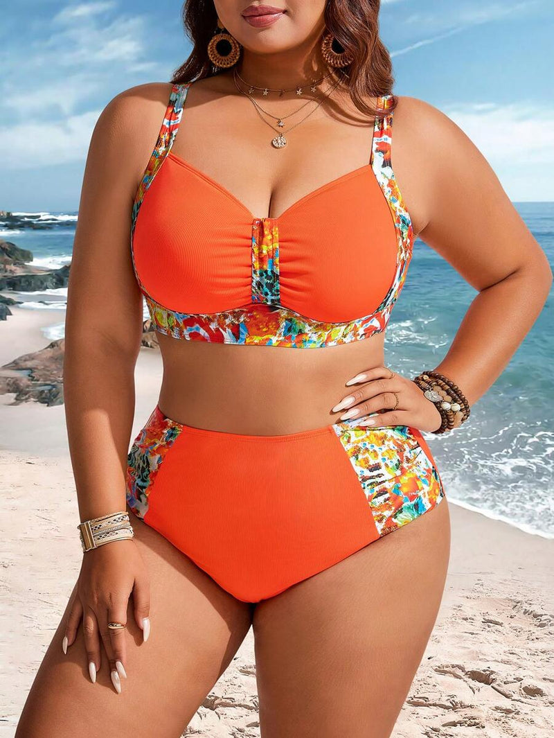 Biquini Feminino de Alças Finas - Liliane. Plus Size