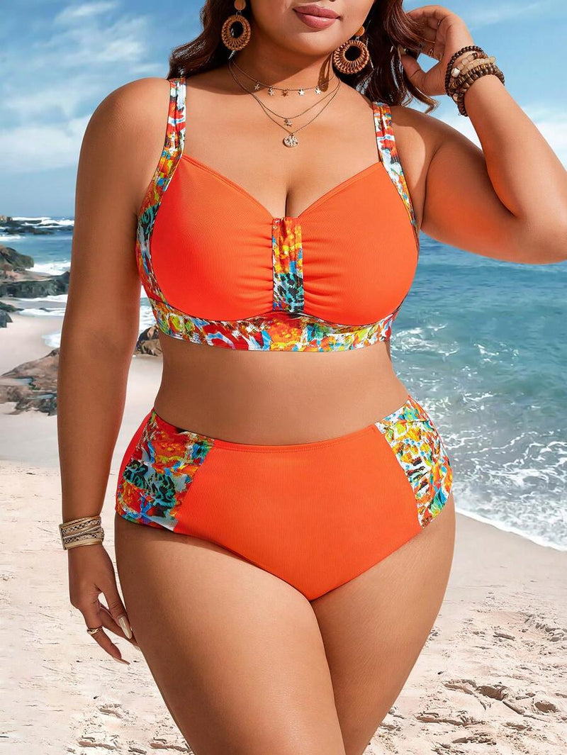 Biquini Feminino de Alças Finas - Liliane. Plus Size