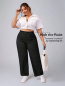 Calça Jeans Feminina Cintura Alta Casual - Reina. Plus Size