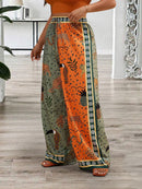 Calça Feminina de Perna Larga - Luana. Plus Size