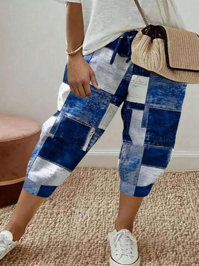 Calça Feminina Cordão na Cintura - Yvi - Plus Size