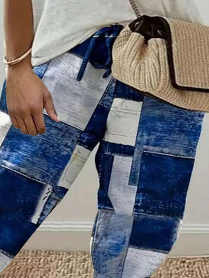 Calça Feminina Cordão na Cintura - Yvi - Plus Size