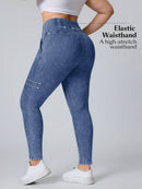 Calça Jeans Feminina simples com amarração na frente - Leidy. Plus Size