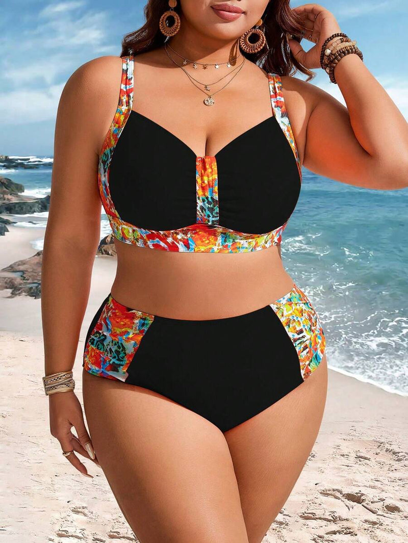 Biquini Feminino de Alças Finas - Liliane. Plus Size