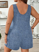 Macacão Feminino com Bolso - Felippa. Plus Size