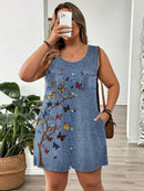 Macacão Feminino com Bolso - Felippa. Plus Size