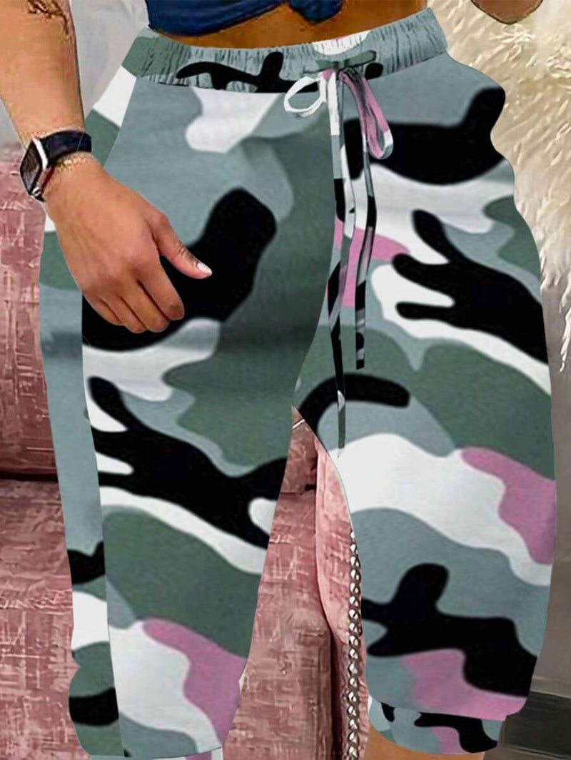 Calça Feminina Cordão na Cintura - Yvi - Plus Size