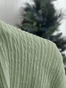 Conjunto Feminino de 2 peças Blusa e Calça - Celeste. Plus Size