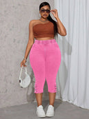 Calça Jeans Feminina Skinny, Elástica, com Fenda Lateral - Evelin