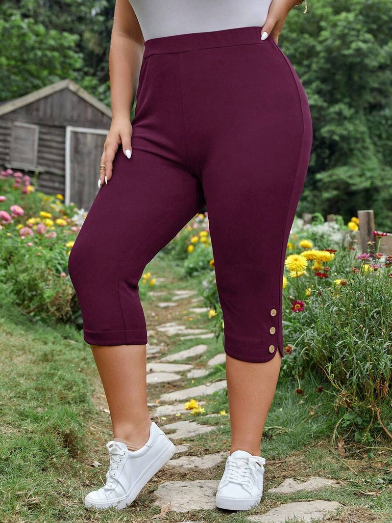 Calça Feminina Capri Slim Fit - Maitê. Plus Size