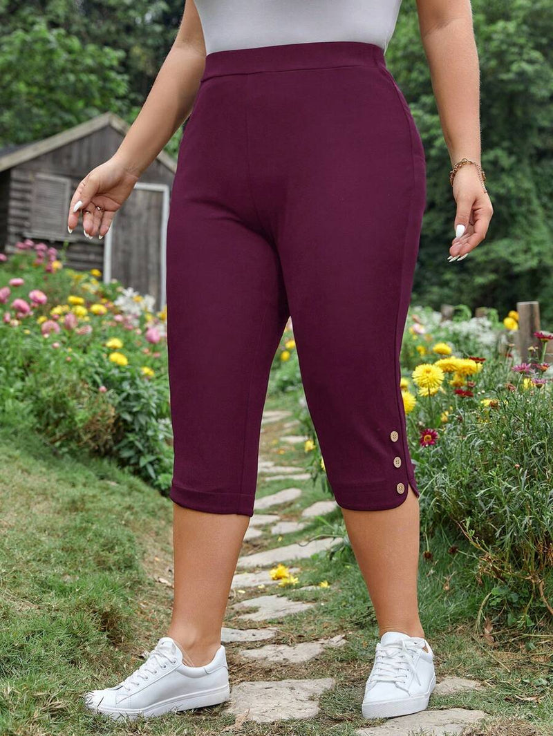 Calça Feminina Capri Slim Fit - Maitê. Plus Size