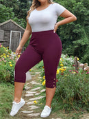 Calça Feminina Capri Slim Fit - Maitê. Plus Size