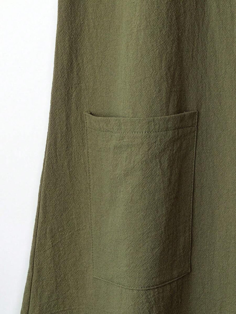 Vestido Feminino Casual de Manga Curta - Camille. Plus Size