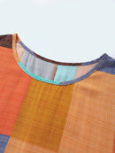 Vestido Feminino Casual de Manga Curta - Camille. Plus Size