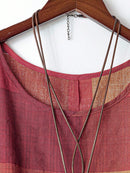 Vestido Feminino Casual de Manga Curta - Camille. Plus Size