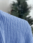 Conjunto Feminino de 2 peças Blusa e Calça - Celeste. Plus Size