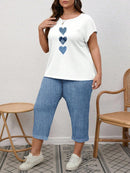 Conjunto Feminino de 2 peças de Calça e Blusa - Lorena. Plus Size