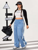 Calça Feminina Jeans de Malha - Kaelen. Plus Size