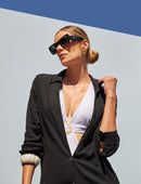 Maiô Cut Out Textura