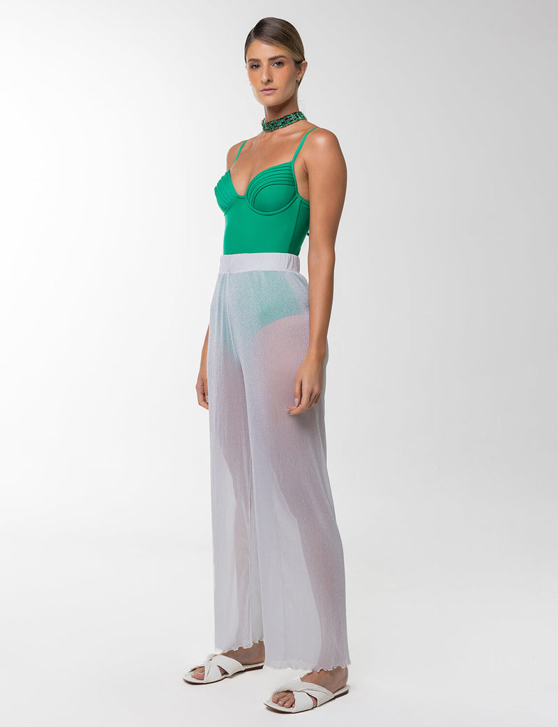 Calça Shine Off White Glow