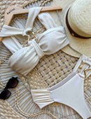 Biquíni Assimétrico Detalhe Fivela Off