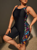 Maiô Feminino Anastacia com Estampa na Lateral Plus Size