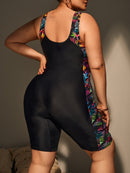Maiô Feminino Anastacia com Estampa na Lateral Plus Size