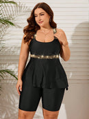 Shortkini feminino Nadia. Plus Size