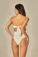 Body Margaux Textura Floral Off White