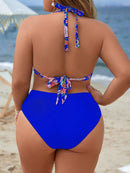 Biquíni Feminino com Estampa Floral e Cintura Alta - Anelyse. Plus Size