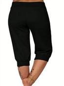 Calça Capri Feminina com Cordão na Cintura - Alessia. Plus Size