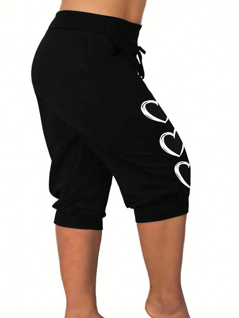 Calça Capri Feminina com Cordão na Cintura - Alessia. Plus Size