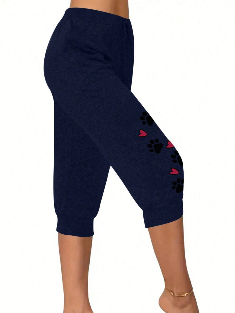 Calça Capri Feminina com Cordão na Cintura - Alessia. Plus Size