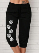 Calça Capri Feminina com Cordão na Cintura - Alessia. Plus Size