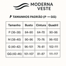 Body Bouche Tule Textura Flat Preto