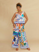 Conjunto Feminino Casual de Praia Zélia. Plus Size