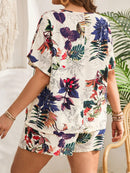 Conjunto Feminino de Camisa e Shorts Solto - Mika. Plus Size