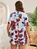 Conjunto Feminino de Camisa e Shorts Solto - Mika. Plus Size