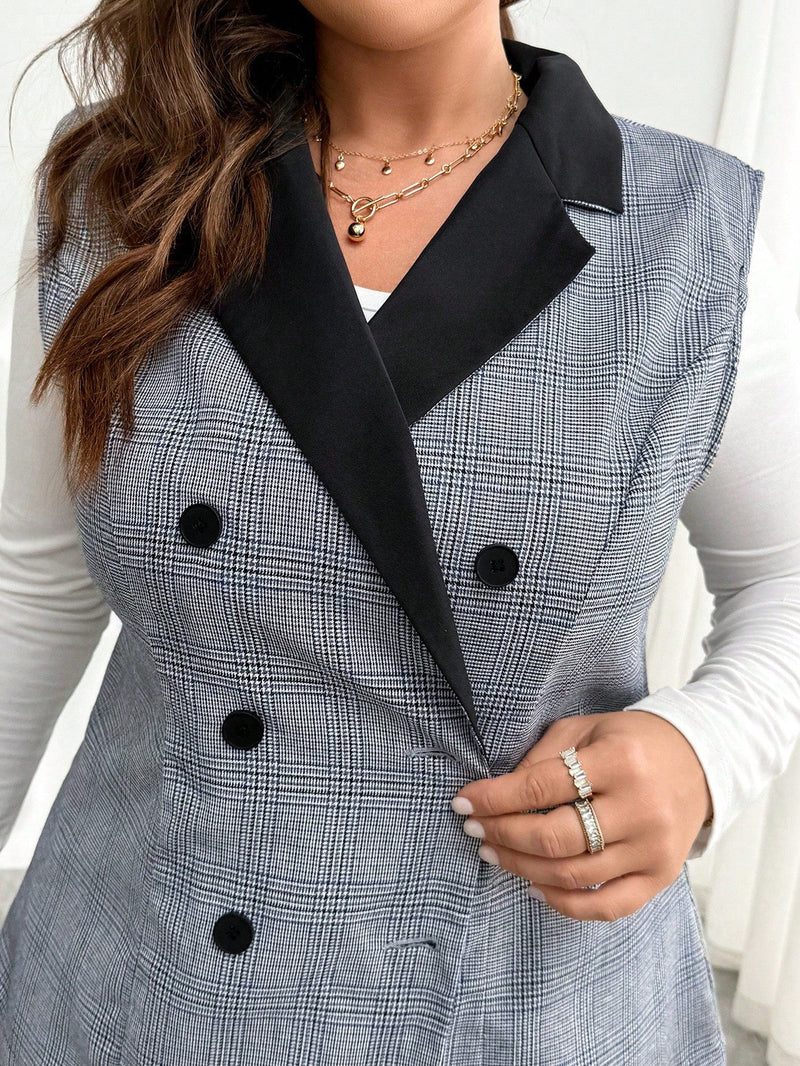 Conjunto Feminino de Colete e Calça Casual - Lúcia. Plus Size