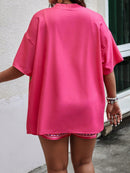 Conjunto Feminino de Kimono e Short com Bolsos - Vitória. Plus Size